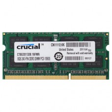 Crucial DDR3 SO-DIMM-10600 MHz-Dual Channel RAM 8GB